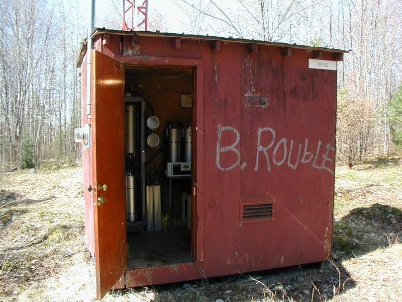 Original shack with Ham and FD equipment
